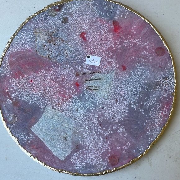 Anthropologie Composite Agate Cheese Platter Board - Picture 6 of 7